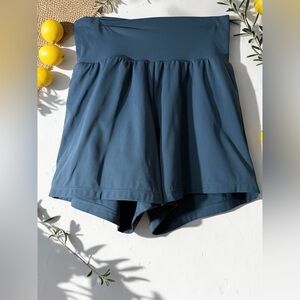 HALARA Teal Blue Active Skort Shorts